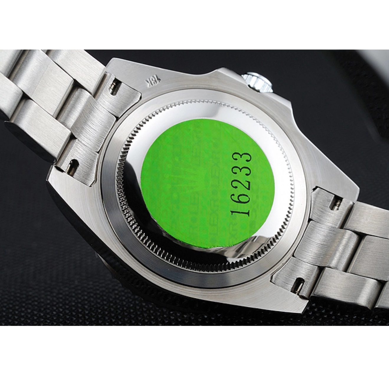 Aaa replica watch Bracelet Rolex Submariner Stainless Green Steel 1454151 Dial 0730